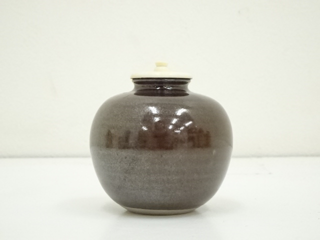 道具 ] - 道具 京焼 万代喜山造 文琳茶入（共箱） □z | ネット